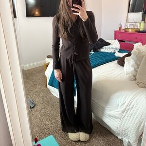 H&M Dark Brown Women's Matching Set